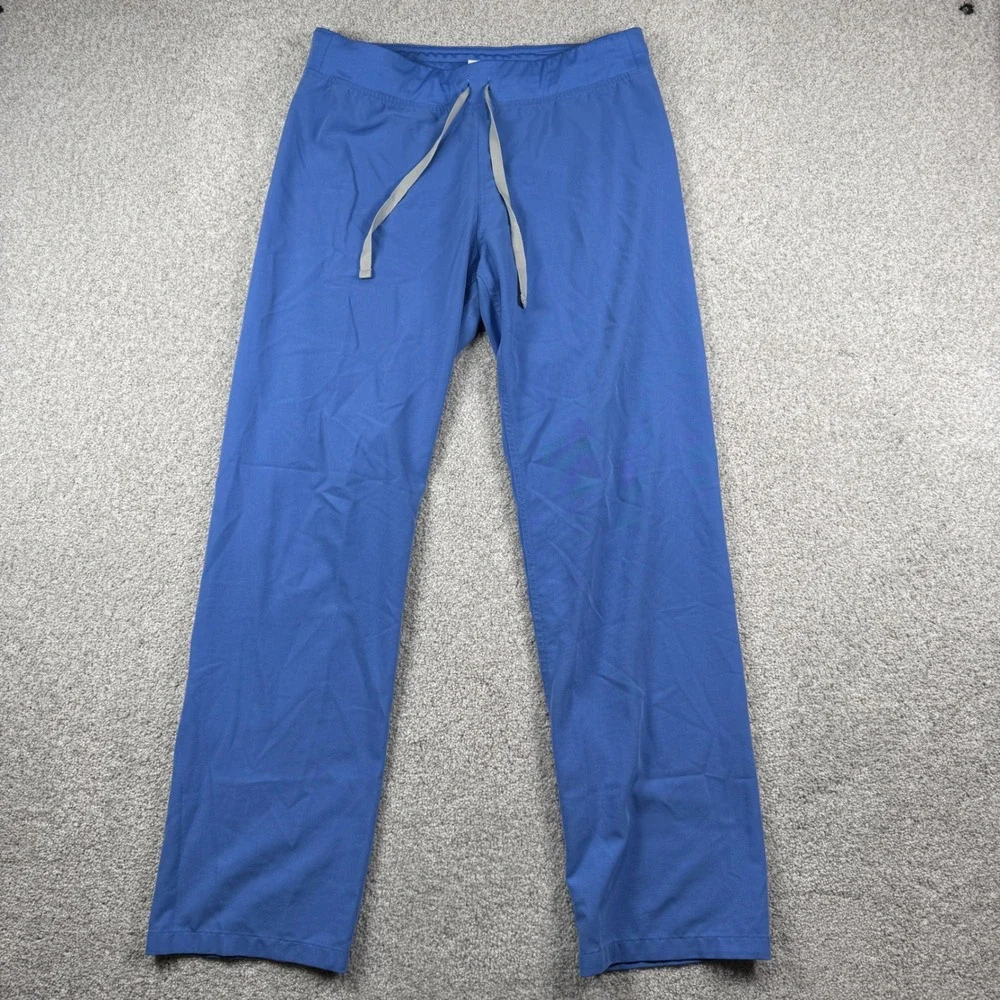 Figs Scrub Pants Men Medium Blue Technical Collection Drawstring T21003